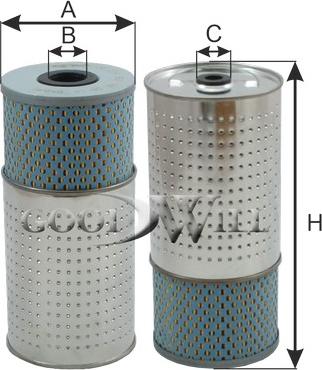 GoodWill OG 224 - Eļļas filtrs autodraugiem.lv