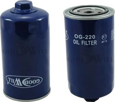 GoodWill OG 220 - Eļļas filtrs autodraugiem.lv