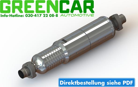 GREENCAR Automotive GR20-027162 - Nosēdumu / Daļiņu filtrs, Izplūdes gāzu sistēma autodraugiem.lv