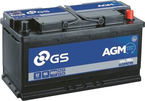 GS AGM019 - Startera akumulatoru baterija autodraugiem.lv
