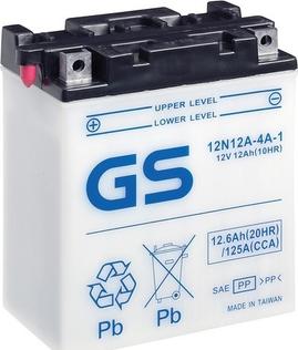 GS GS-12N12A-4A-1 - Startera akumulatoru baterija autodraugiem.lv