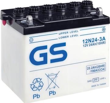 GS GS-12N24-3A - Startera akumulatoru baterija autodraugiem.lv