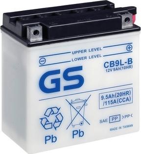 GS GS-CB9L-B - Startera akumulatoru baterija autodraugiem.lv