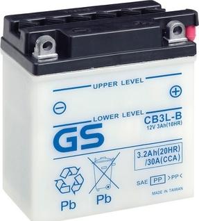 GS GS-CB3L-B - Startera akumulatoru baterija autodraugiem.lv