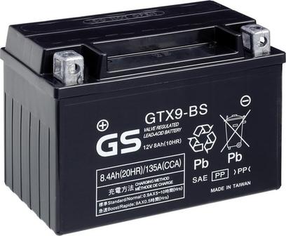 GS GS-GTX9-BS - Startera akumulatoru baterija autodraugiem.lv