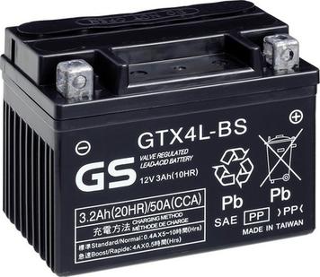 GS GS-GTX4L-BS - Startera akumulatoru baterija autodraugiem.lv