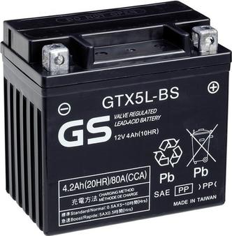 GS GS-GTX5L-BS - Startera akumulatoru baterija autodraugiem.lv