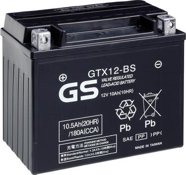 GS GS-GTX12-BS - Startera akumulatoru baterija autodraugiem.lv