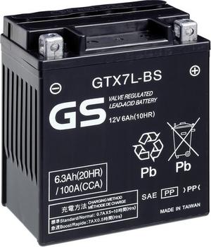 GS GS-GTX7L-BS - Startera akumulatoru baterija autodraugiem.lv