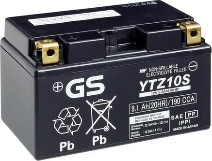 GS GS-YTZ10S - Startera akumulatoru baterija autodraugiem.lv