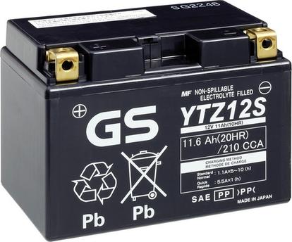 GS GS-YTZ12S - Startera akumulatoru baterija autodraugiem.lv