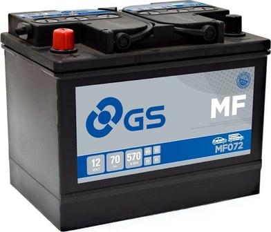 GS MF072 - Startera akumulatoru baterija autodraugiem.lv