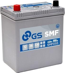 GS SMF055 - Startera akumulatoru baterija autodraugiem.lv