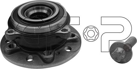 GSP 9330072K - Riteņa rumbas gultņa komplekts autodraugiem.lv