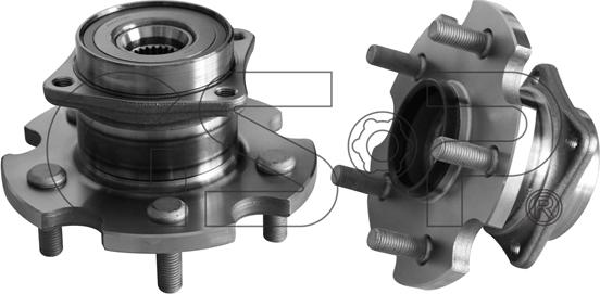 GSP 9326058 - Riteņa rumbas gultņa komplekts autodraugiem.lv