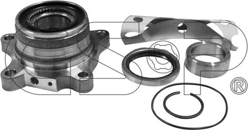 GSP 9244004K - Riteņa rumbas gultņa komplekts autodraugiem.lv
