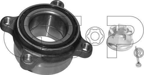 GSP 9250001K - Riteņa rumbas gultņa komplekts autodraugiem.lv