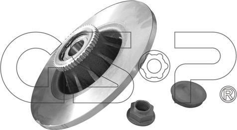 GSP 9235025K - Bremžu diski autodraugiem.lv