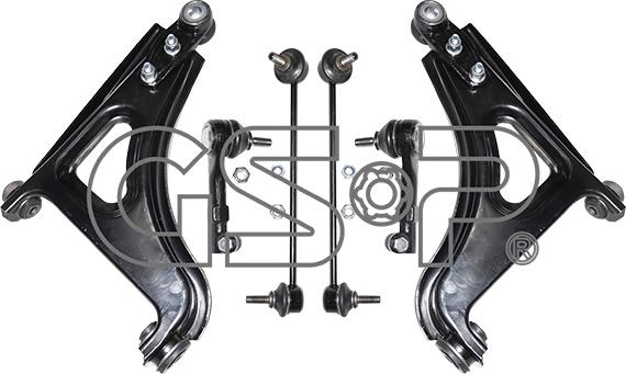 GSP S990057SK - Remkomplekts, Neatk. balstiekārtas šķērssvira autodraugiem.lv