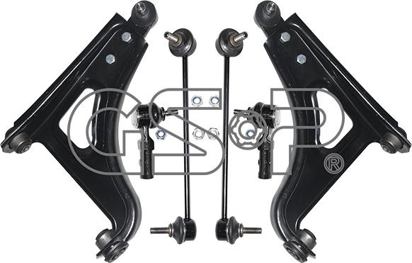 GSP S990023SK - Remkomplekts, Neatk. balstiekārtas šķērssvira autodraugiem.lv