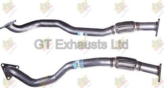 GT Exhausts G301855 - Izplūdes caurule autodraugiem.lv