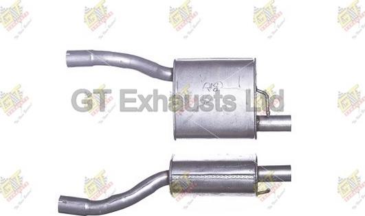 GT Exhausts GFE695 - Izplūdes gāzu trokšņa slāpētājs (pēdējais) autodraugiem.lv