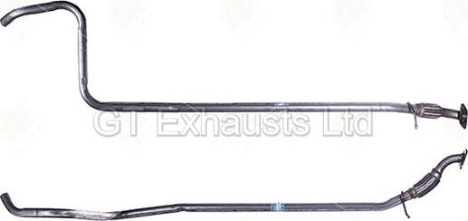 GT Exhausts GFE1068 - Izplūdes caurule autodraugiem.lv