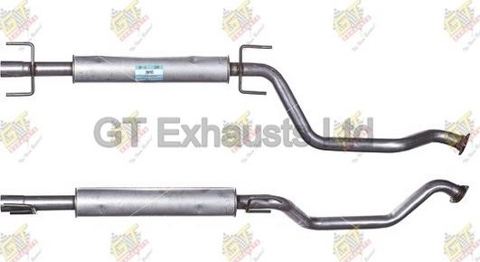 GT Exhausts GGM482 - Izplūdes gāzu sistēma autodraugiem.lv