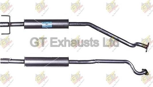 GT Exhausts GGM325 - Vidējais izpl. gāzu trokšņa slāpētājs autodraugiem.lv