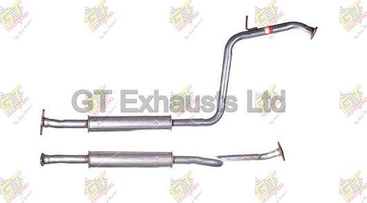 GT Exhausts GMA183 - Vidējais izpl. gāzu trokšņa slāpētājs autodraugiem.lv