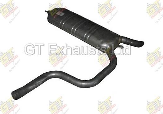 GT Exhausts GMZ225 - Izplūdes gāzu trokšņa slāpētājs (pēdējais) autodraugiem.lv