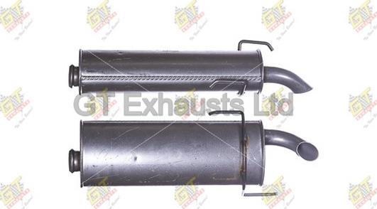 GT Exhausts GPG432 - Izplūdes gāzu trokšņa slāpētājs (pēdējais) autodraugiem.lv