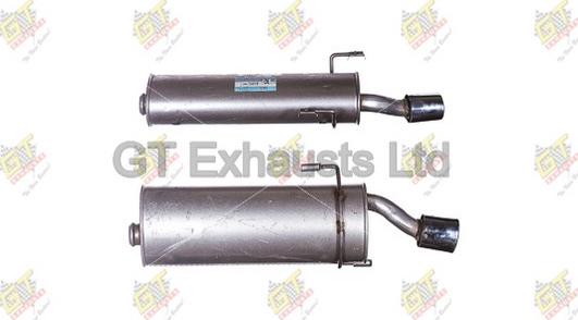 GT Exhausts GPG669 - Izplūdes gāzu trokšņa slāpētājs (pēdējais) autodraugiem.lv