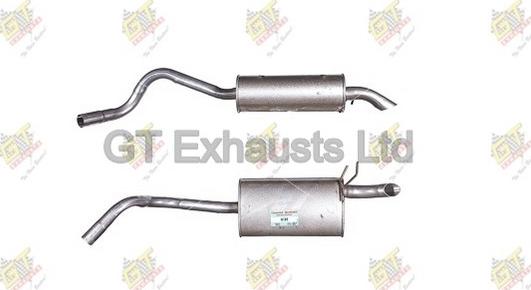 GT Exhausts GRN749 - Izplūdes gāzu trokšņa slāpētājs (pēdējais) autodraugiem.lv