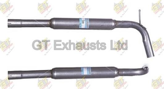 GT Exhausts GSE027 - Vidējais izpl. gāzu trokšņa slāpētājs autodraugiem.lv