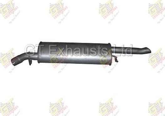 GT Exhausts GVL476 - Izplūdes gāzu trokšņa slāpētājs (pēdējais) autodraugiem.lv