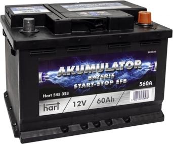 Hart 545 328 - Startera akumulatoru baterija autodraugiem.lv