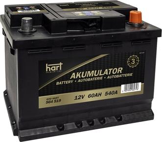 Hart 564 519 - Startera akumulatoru baterija autodraugiem.lv
