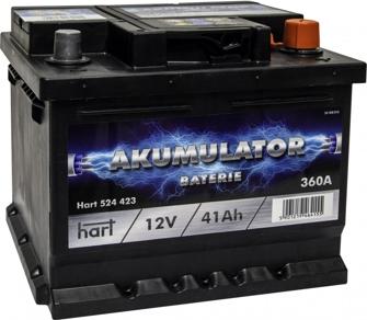 Hart 524 423 - Startera akumulatoru baterija autodraugiem.lv