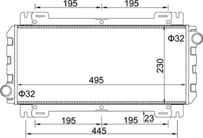 Hart 600 123 - Radiators, Motora dzesēšanas sistēma autodraugiem.lv