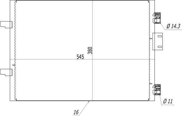 Hart 610 263 - Kondensators, Gaisa kond. sistēma autodraugiem.lv