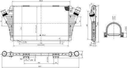 Hart 630 242 - Radiators, Motora dzesēšanas sistēma autodraugiem.lv