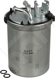 Hart 353 941 - Degvielas filtrs autodraugiem.lv