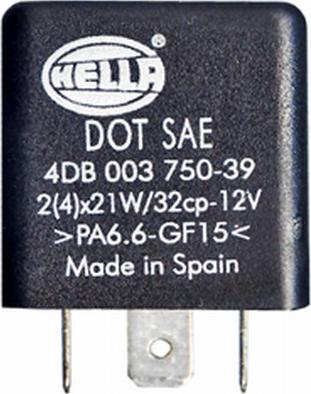 HELLA 4DB 003 750-391 - Pagrieziena signāla pārtraucējs autodraugiem.lv