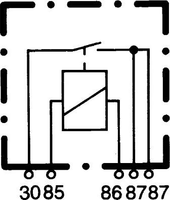 HELLA 4RA 933 791-061 - Relejs, Darba strāva autodraugiem.lv