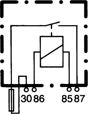 HELLA 4RA 003 530-041 - Relejs, Darba strāva autodraugiem.lv