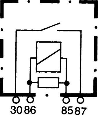 HELLA 4RA 007 957-001 - Relejs, Darba strāva autodraugiem.lv