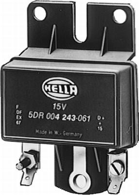 HELLA 5DR 004 243-051 - Ģeneratora sprieguma regulators autodraugiem.lv