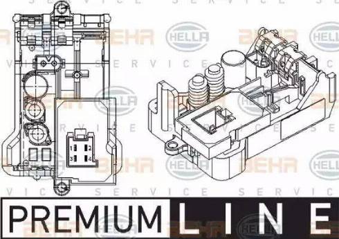 HELLA 5HL 351 029-061 - Regulators, Salona ventilators autodraugiem.lv