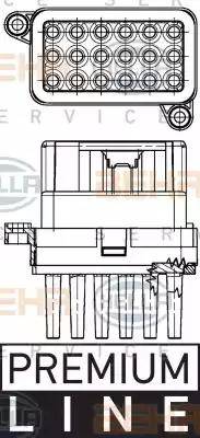 HELLA 5HL 351 332-341 - Regulators, Salona ventilators autodraugiem.lv